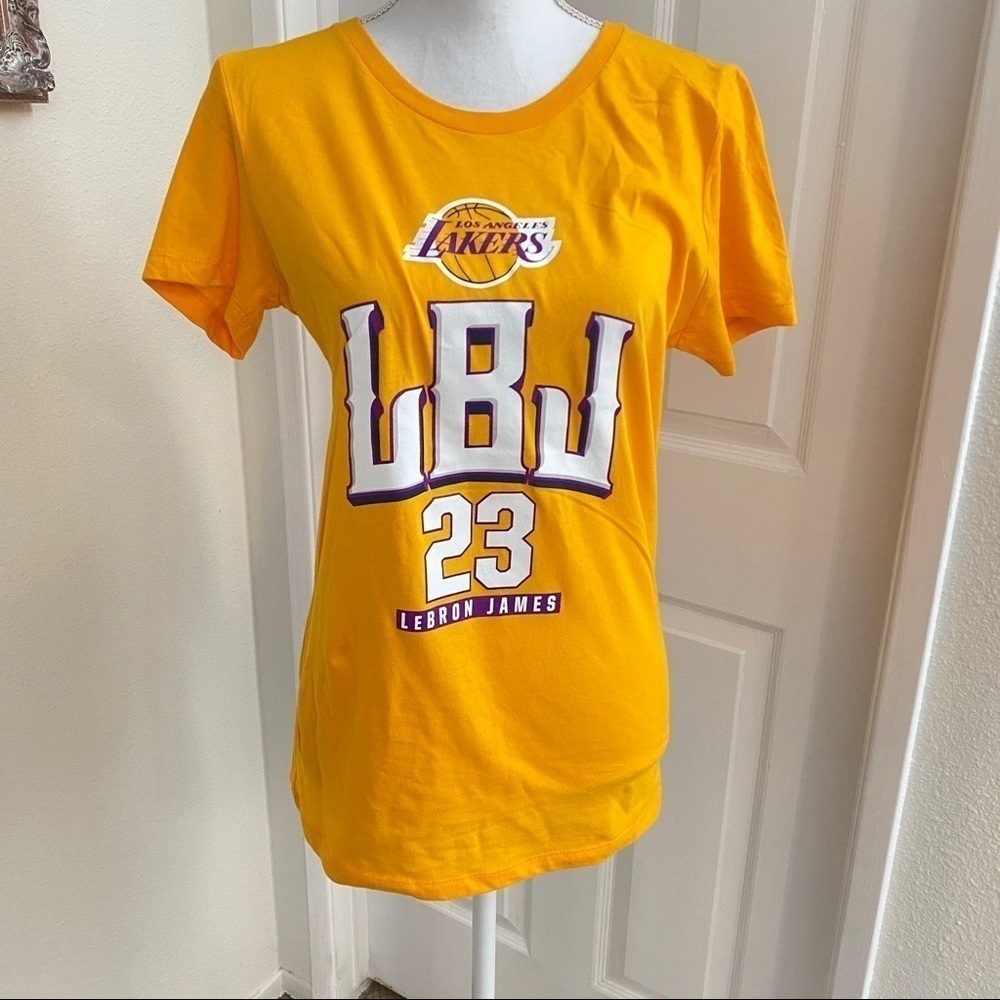 Fanatics LeBron James Lakers Tee LBJ Sz Lg - Picture 5 of 5